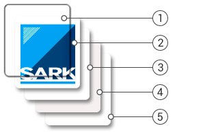 схема на обемен стикер